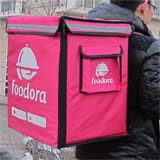 PK-65D: Insulated food carrier, catering food delivery bags, foodora suitable backpacks, 16" L x 12" W x 18" H